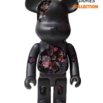 Фігурка Bearbrick — Daniel Arsham (Чорний з кристалами) 1000% (70 см)