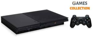 Sony PlayStation 2 Slim Черная + 2 Джойстика + Карта Памяти (PS2)
