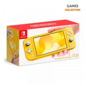Nintendo Switch Lite Grey/Yellow+Micro SD 256GB (Прошита SX Core + 20 игр)