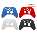 Силіконовий чохол для геймпада Xbox Series X/S (Slim) – білий, червоний, синій, чорний