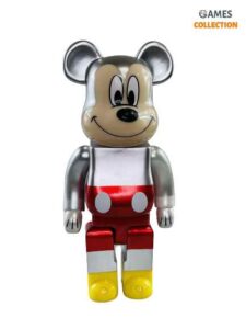 Bearbrick Микки Маус "90 Лет" Серебряный 400% (28 см)