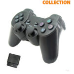 Джойстик (геймпад) бездротовий для PlayStation 2 PS2, чорний