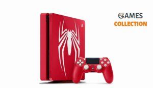 PS4 Slim 1 TB Spiderman + Джойстик + Игра Marvel: Spider-Man 