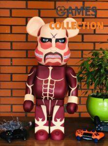 Bearbrick x Attack On Titan Super Large Giant 1000% (70см) Brown