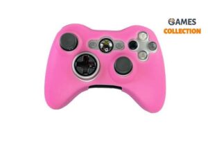 Чехол Силиконовый для джойстика Xbox 360 (Розовый)