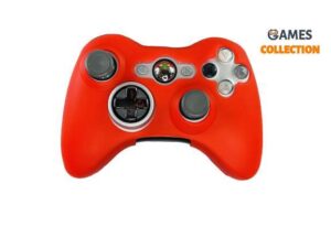 Чехол Силиконовый для джойстика Xbox 360 (Красный)