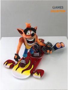 Crash Bandicoot со струйной доской