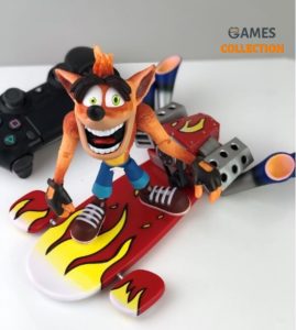 Crash Bandicoot со струйной доской