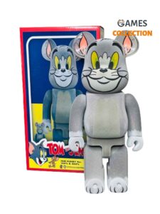 Bearbrick Tom and Jerry Том (бархатный) 400% (28см)