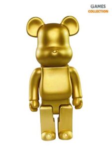 Bearbrick Gold Однотонный Золотой 400% (28 см)