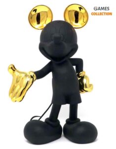 Mickey Welcome - Matte Black and Gold Chrome