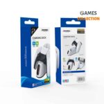 Зарядна станція для 2-х геймпадів PS5 dualsense зі світлодіодним підсвічуванням TP5-0516B