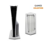 Підставка-охолоджувач для PS5 / PS5 Slim (Цифрова та дискова версія) Білий / Чорний