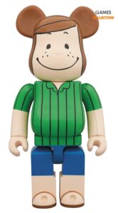 Bearbrick Peanuts Peppermint Patty Зеленый 400% (28 см)