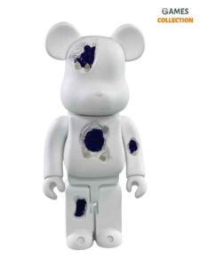 Bearbrick Art OverTurn Dark Blue Crystal (Синий Кристалл) 400% (28см)