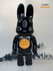 Bearbrick Rabbits Supreme Black 400%
