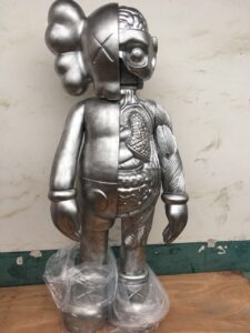 Kaws Flayed Companion Open Edition 130 см Silver