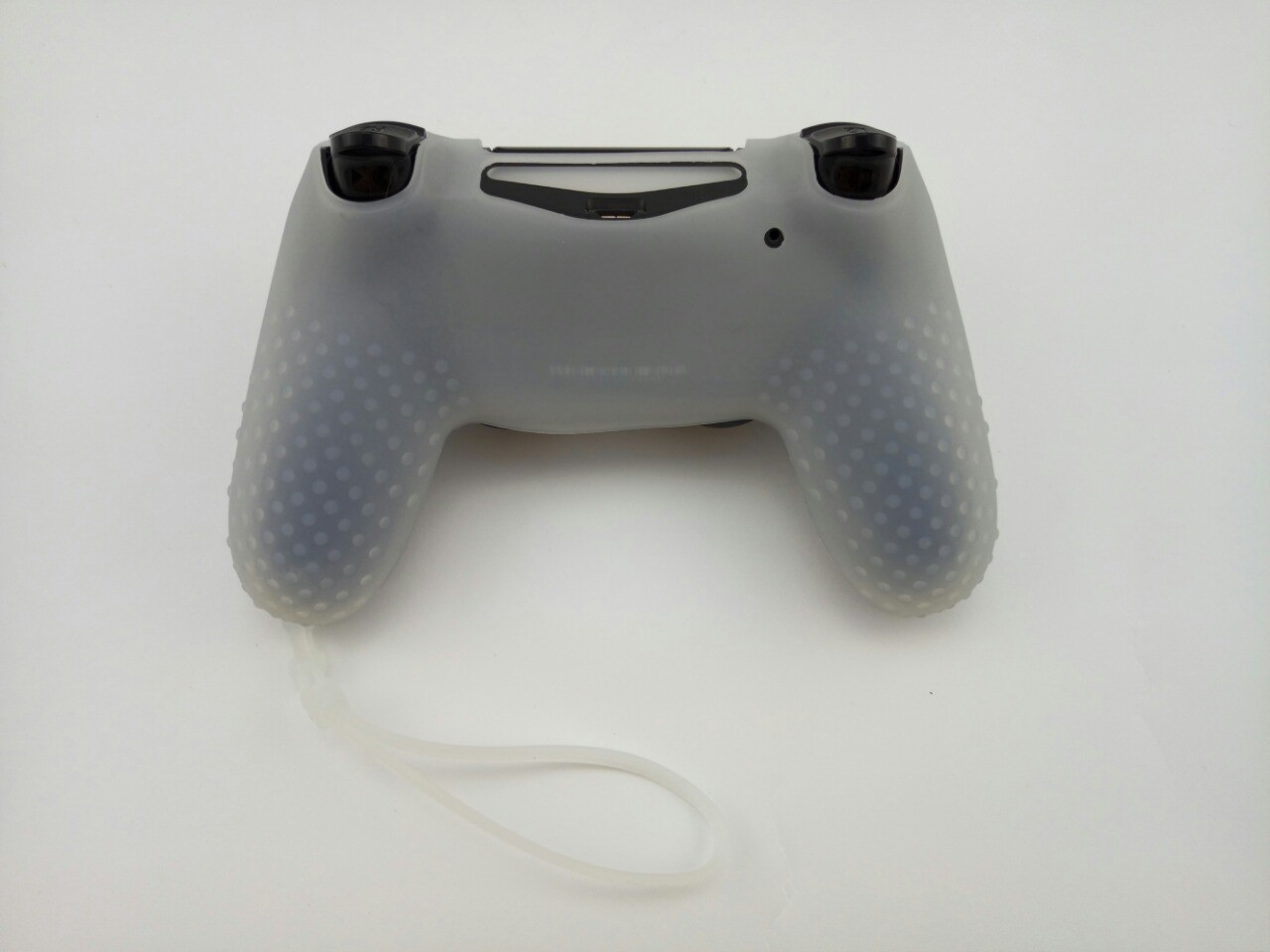 Силиконовый чехол для джойстика PS4 с ремешком(прозрачный)