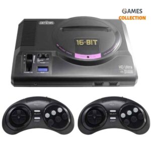 Игровая консоль Retro Genesis 16 bit HD Ultra (150 игр, 2 беспроводных джойстика, HDMI кабель)
