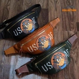 Сумка-бананка US AF Натуральная Кожа-thumb