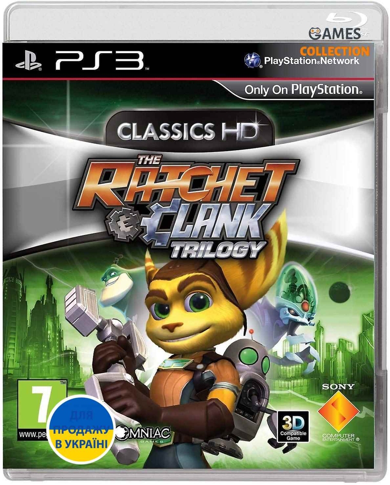 The Ratchet & Clank Trilogy: Classics HD (PS3) Б/У-thumb