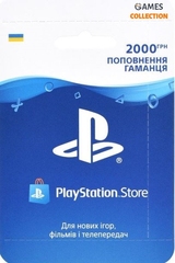 Карта оплати 2000 грн Playstation Store (Поповнення гаманця)-thumb