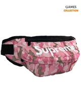 Сумка-бананка Supreme Камуфляж (Розовая)-thumb