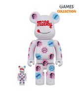 Bearbrick Milky (білий) 400% (28cm)-thumb