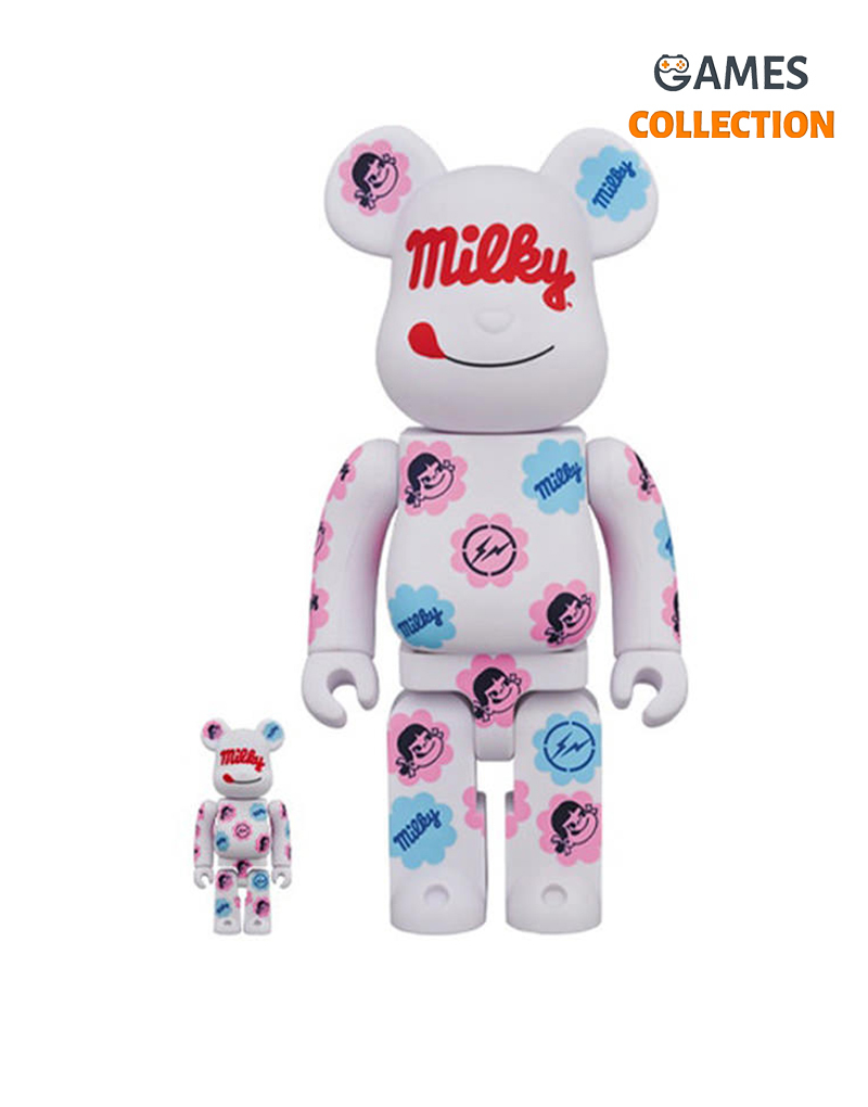 Bearbrick Milky (білий) 400% (28cm)-thumb