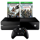 Xbox One Киев +Assassin`s Creed Unity +Black Flag гарантия 12 месяцев-thumb
