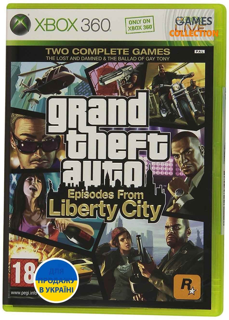 GTА: Episodes from Liberty City (XBOX360) Б/У-thumb