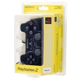 Оригінальний геймпад Sony DualShock 2 для PlayStation 2 (PS2), чорний, дротовий-thumb