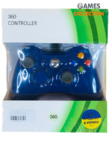 Проводной геймпад Xbox 360/Windows Джойстик (Синий)-thumb
