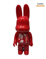 Bearbrick Rabbrick Мона Лиза Красный 400% (28см)-thumb