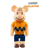 Bearbrick Чарли Браун Peanuts 400% (28см)-thumb