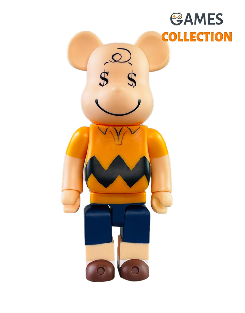 Bearbrick Чарли Браун Peanuts 400% (28см)-thumb