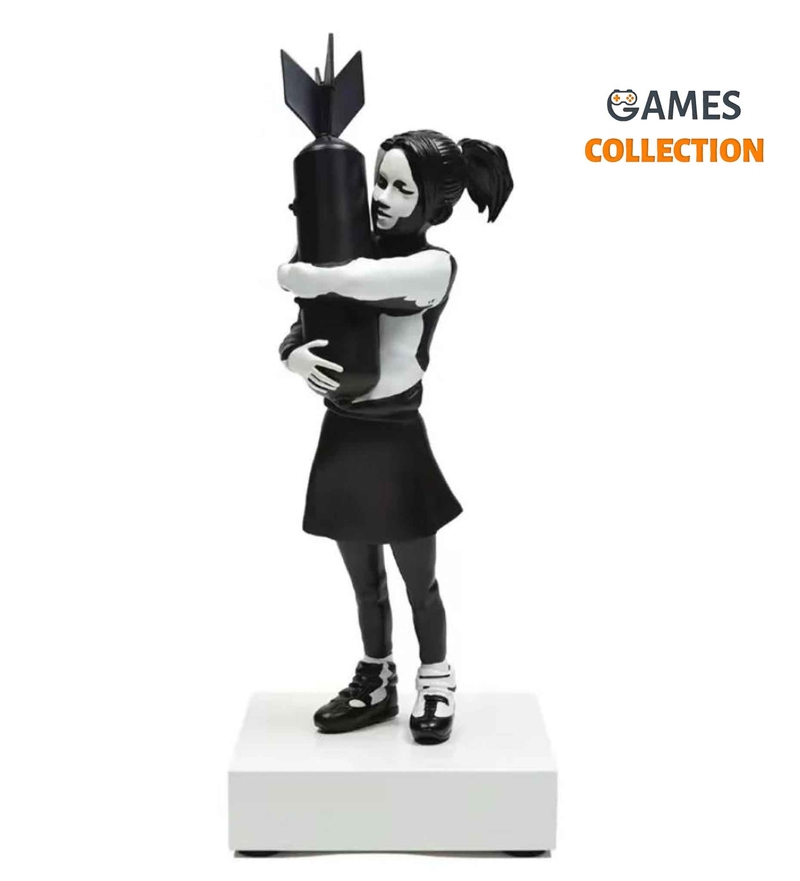 Banksy Bomb Hugger чорна біла (Фігурка)-thumb