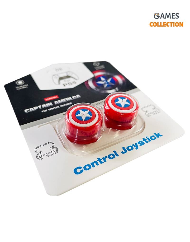 Стики для джойстика PS5/PS4 Высокие Captain America-thumb