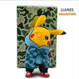 Фігурка Пікачу у синьому хакі спортивному костюмі (17 см)-thumb
