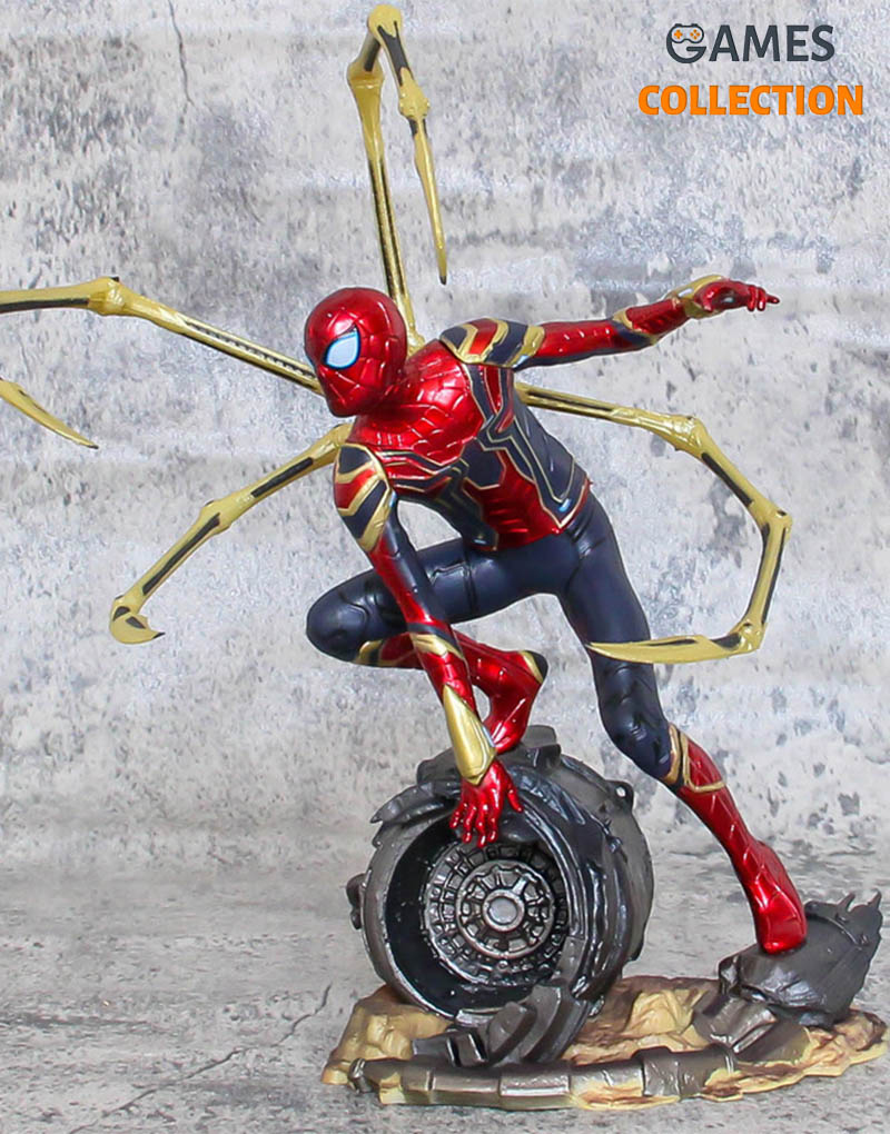 Фігурка людина павук на двигуні від літака spiderman (22см)-thumb