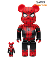 Bearbrick x Marvel Spider-Man Upgraded 400% + 100% (28см+7см)-thumb