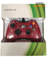 Дротовий геймпад Xbox 360 / Windows Джойстик USB (Червоний)-thumb