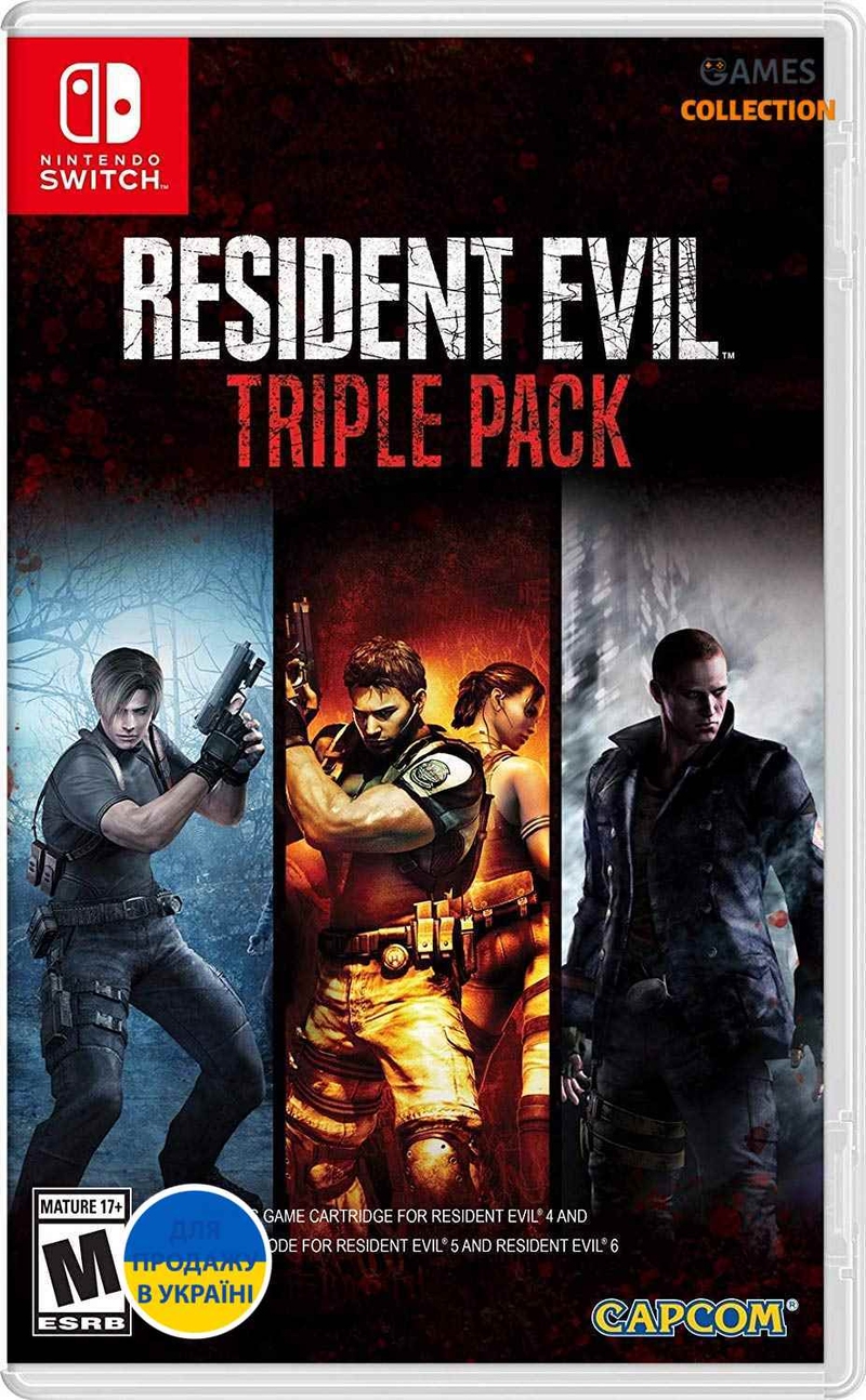Resident Evil Triple Pack (Switch) (RE 4-5-6)-thumb