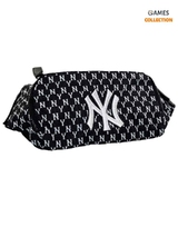 Сумка-бананка Принт (Черная)-thumb