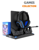 Зарядная база для PS4/PS4 Slim/PS4 PRO 6 в 1 (IPEGA PG-P4009)-thumb