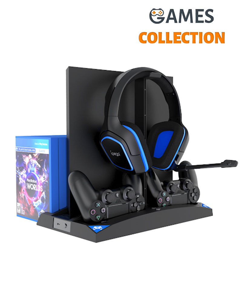 Зарядная база для PS4/PS4 Slim/PS4 PRO 6 в 1 (IPEGA PG-P4009)-thumb