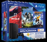 Консоль Sony PS4 Slim 500Gb Black DC+HZD+RC+PSPlus 3М-thumb