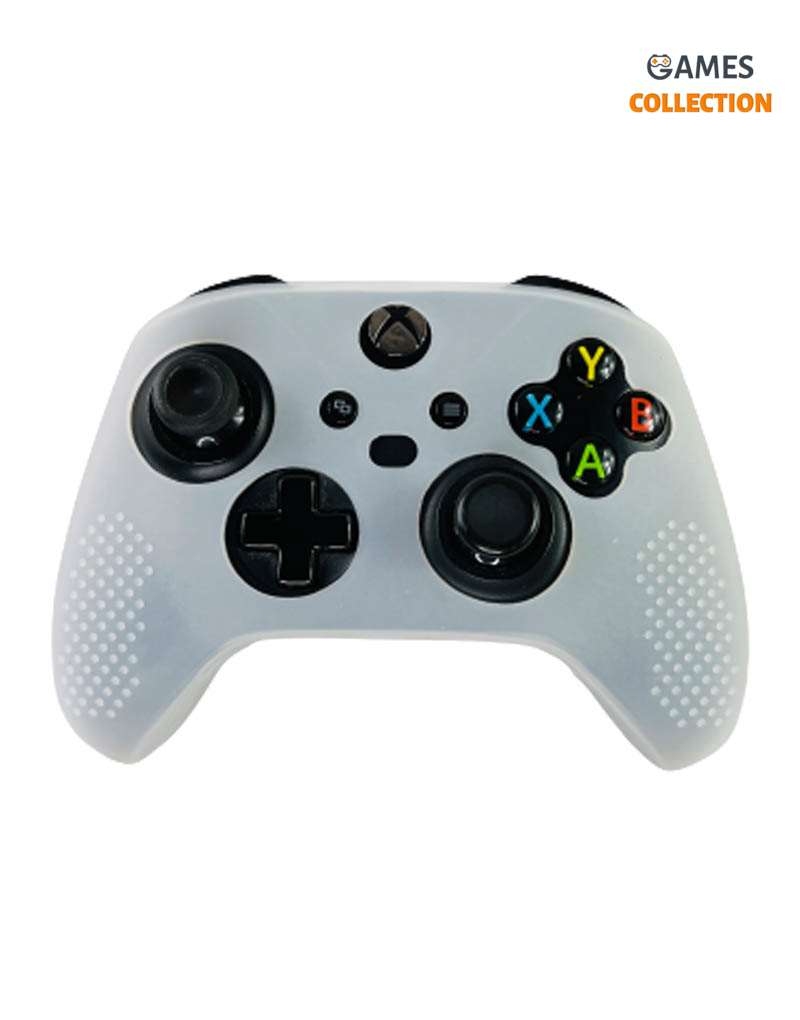 Силиконовый чехол для геймпада Xbox One/Series X/S (Белый)-thumb