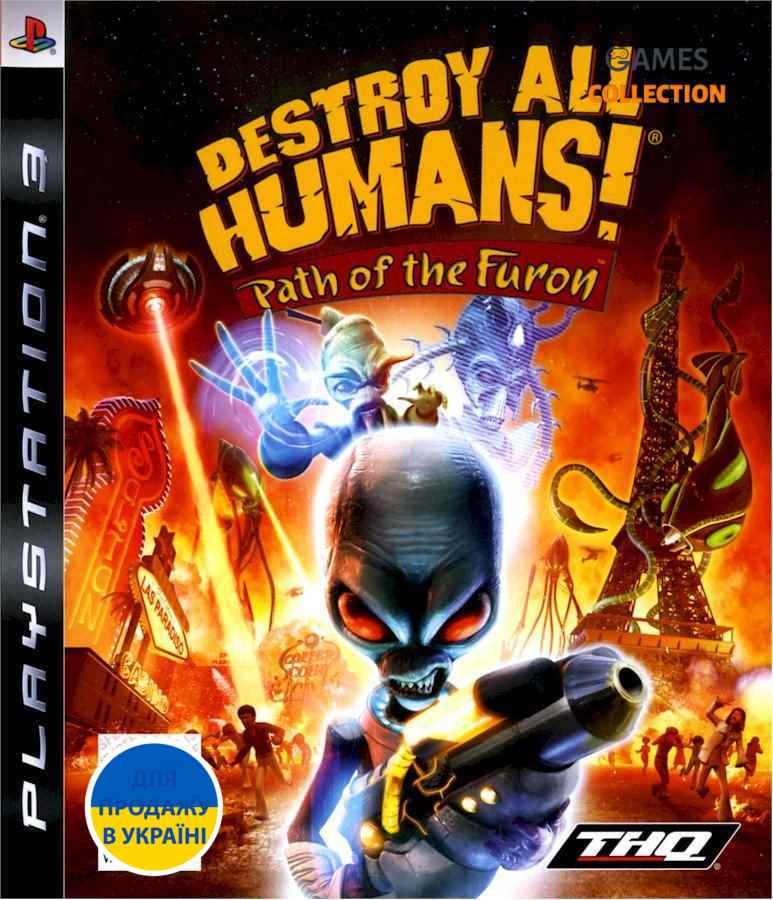 Destroy All Humans! Path of the Furon (PS3) Б/У-thumb