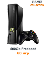 Xbox 360 Slim/E 500Gb Freeboot + 60 Игр-thumb